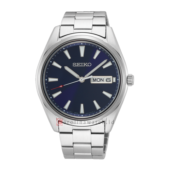 Jam Tangan Seiko SUR341P1 Men Blue Dial Stainless Steel Strap