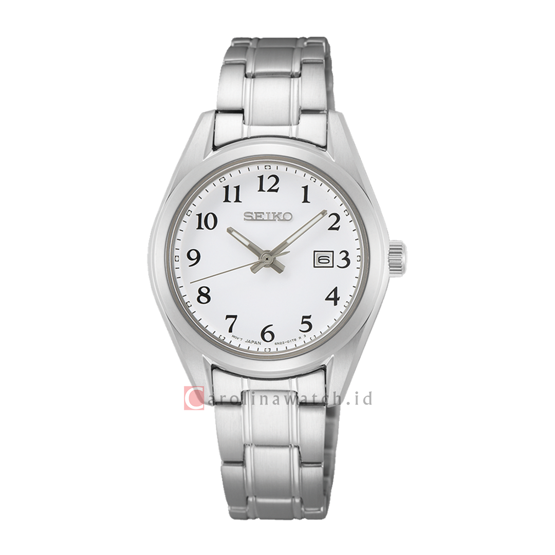 Jam Tangan Seiko Ladies SUR465P1 Discover More Silver Dial Stainless Steel Strap