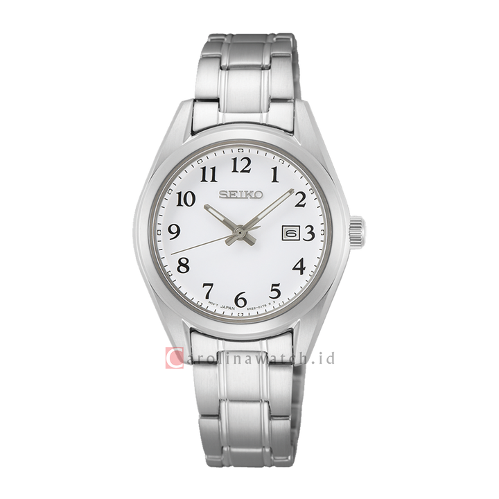 Jam Tangan Seiko Ladies SUR465P1 Discover More Silver Dial Stainless Steel Strap