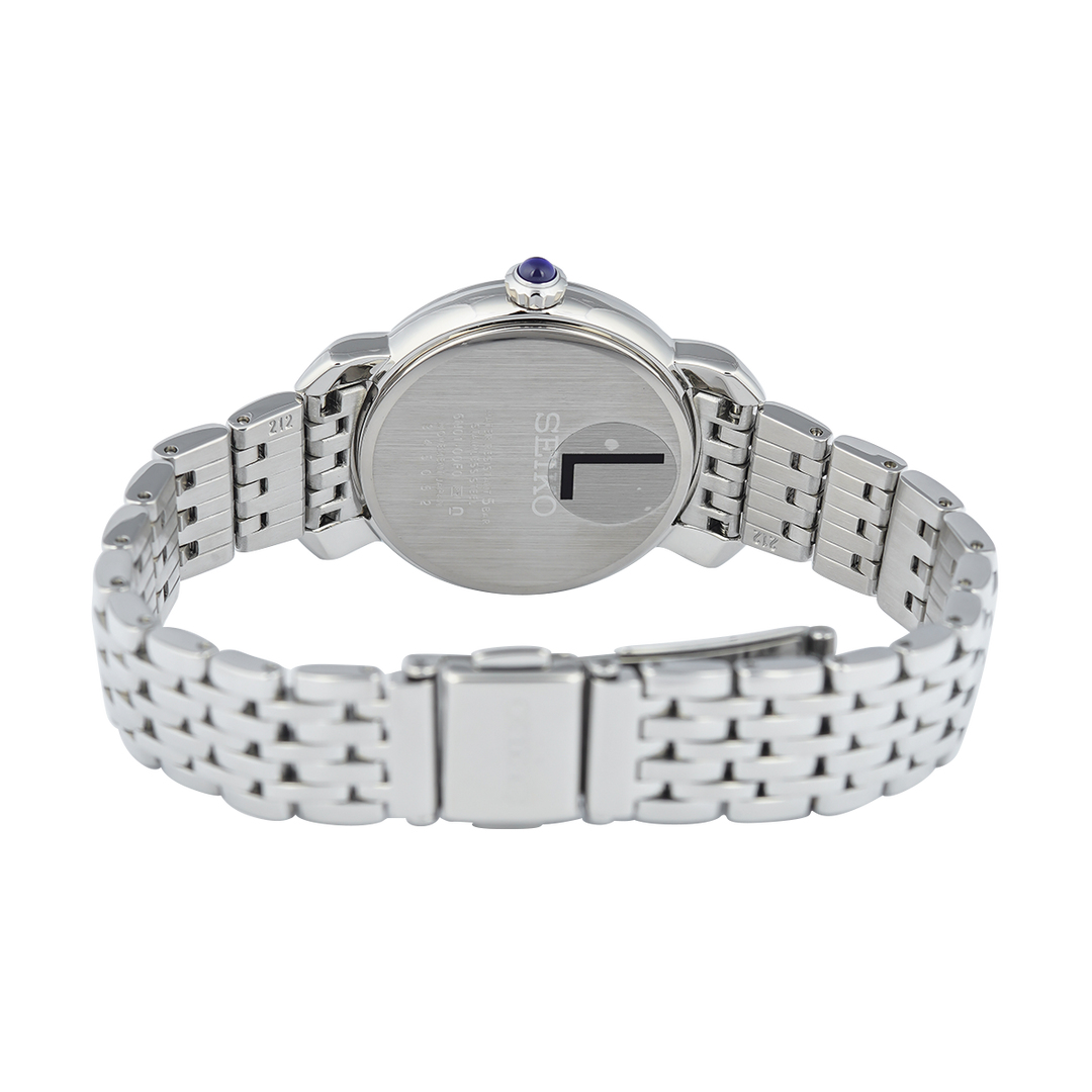 Jam Tangan Seiko Ladies SUR497P1 Discover More White Dial Stainless Steel Strap