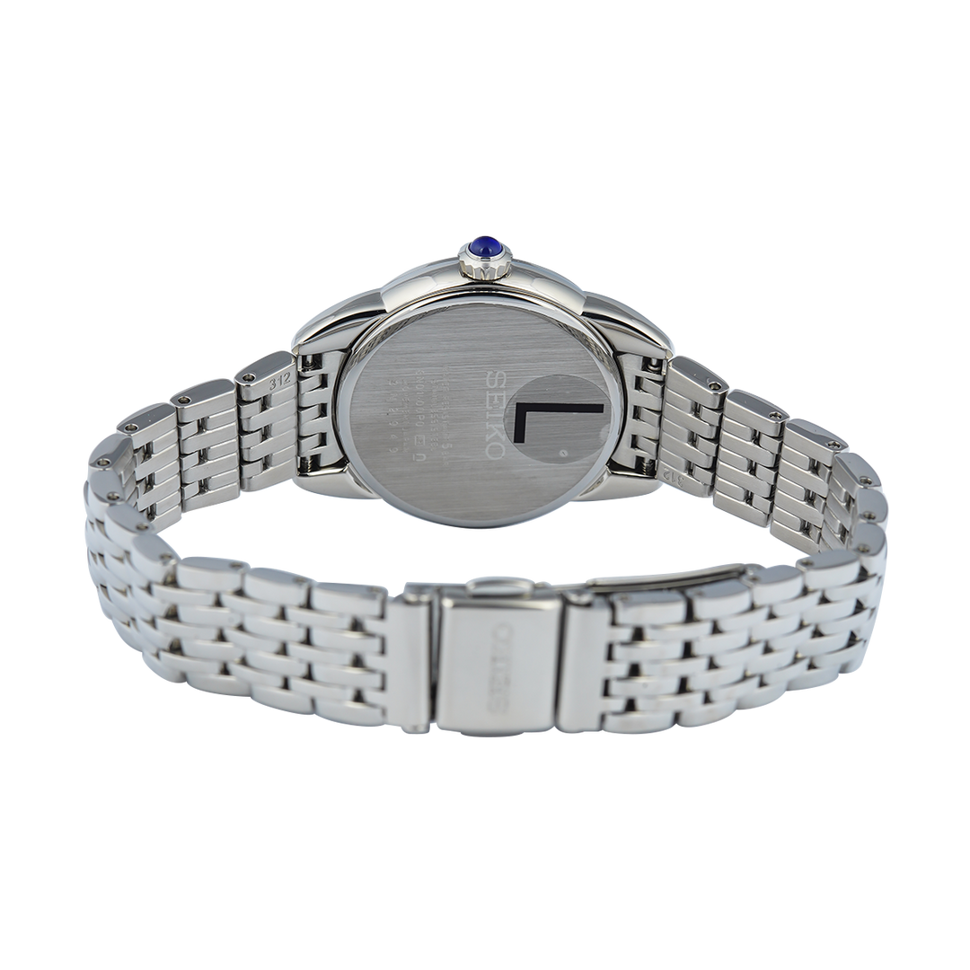 Jam Tangan Seiko Ladies SUR561P1 White Dial Stainless Steel Strap