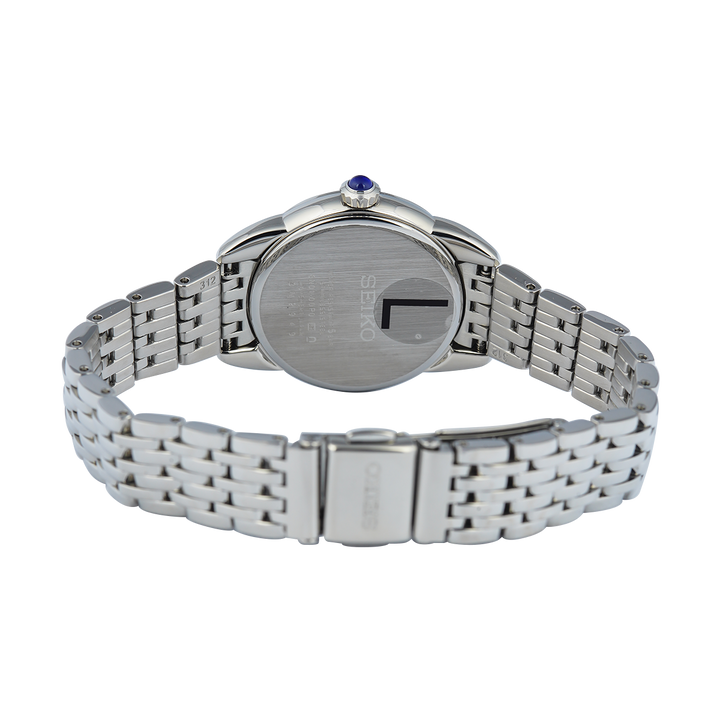 Jam Tangan Seiko Ladies SUR561P1 White Dial Stainless Steel Strap