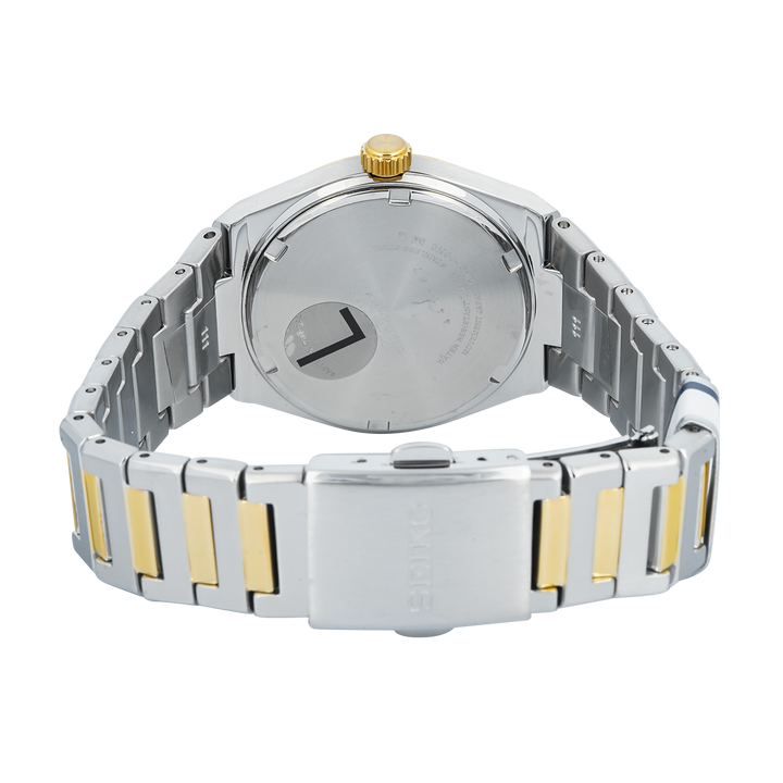 Jam Tangan Seiko Ladies SUR578P1 Discover More Silver Dial Dual Tone Stainless Steel Strap