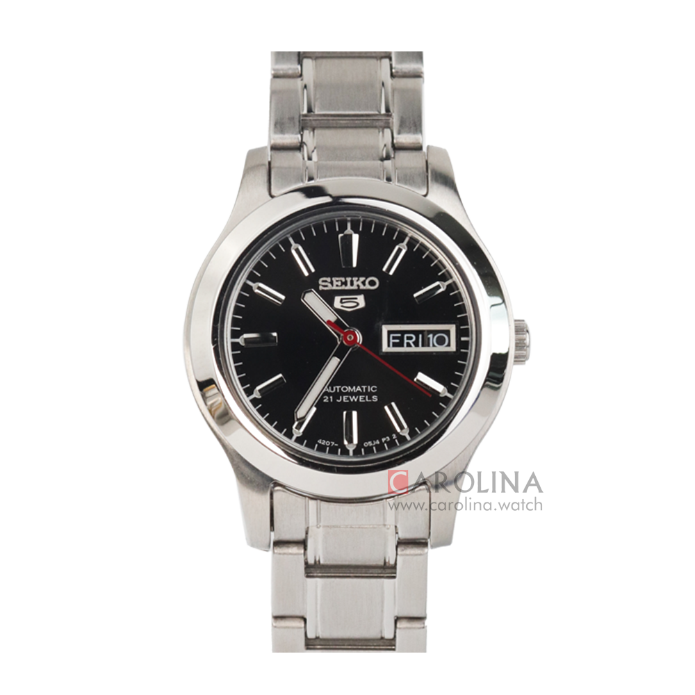 Jam Tangan Seiko 5 Sports SYMD95 Automatic Men Black Dial Stainless Steel Strap