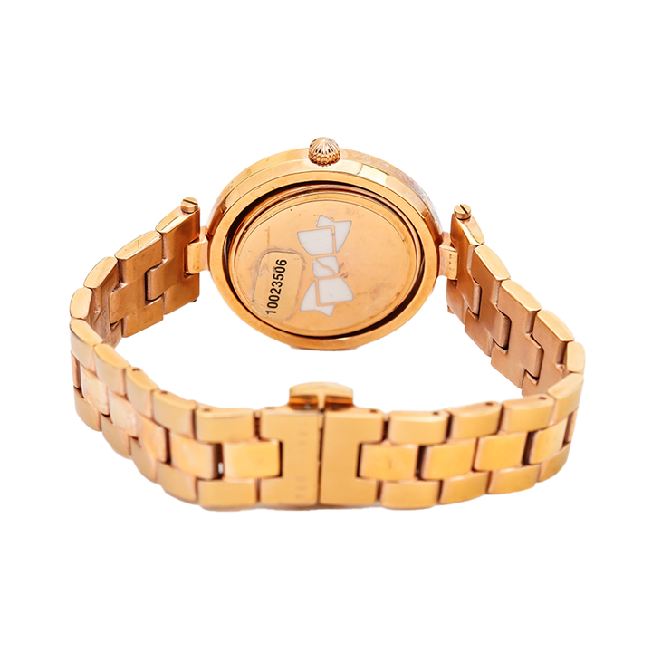 Jam Tangan TED BAKER TB10023506 Women Silver Dial Gold Stainless Steel Strap