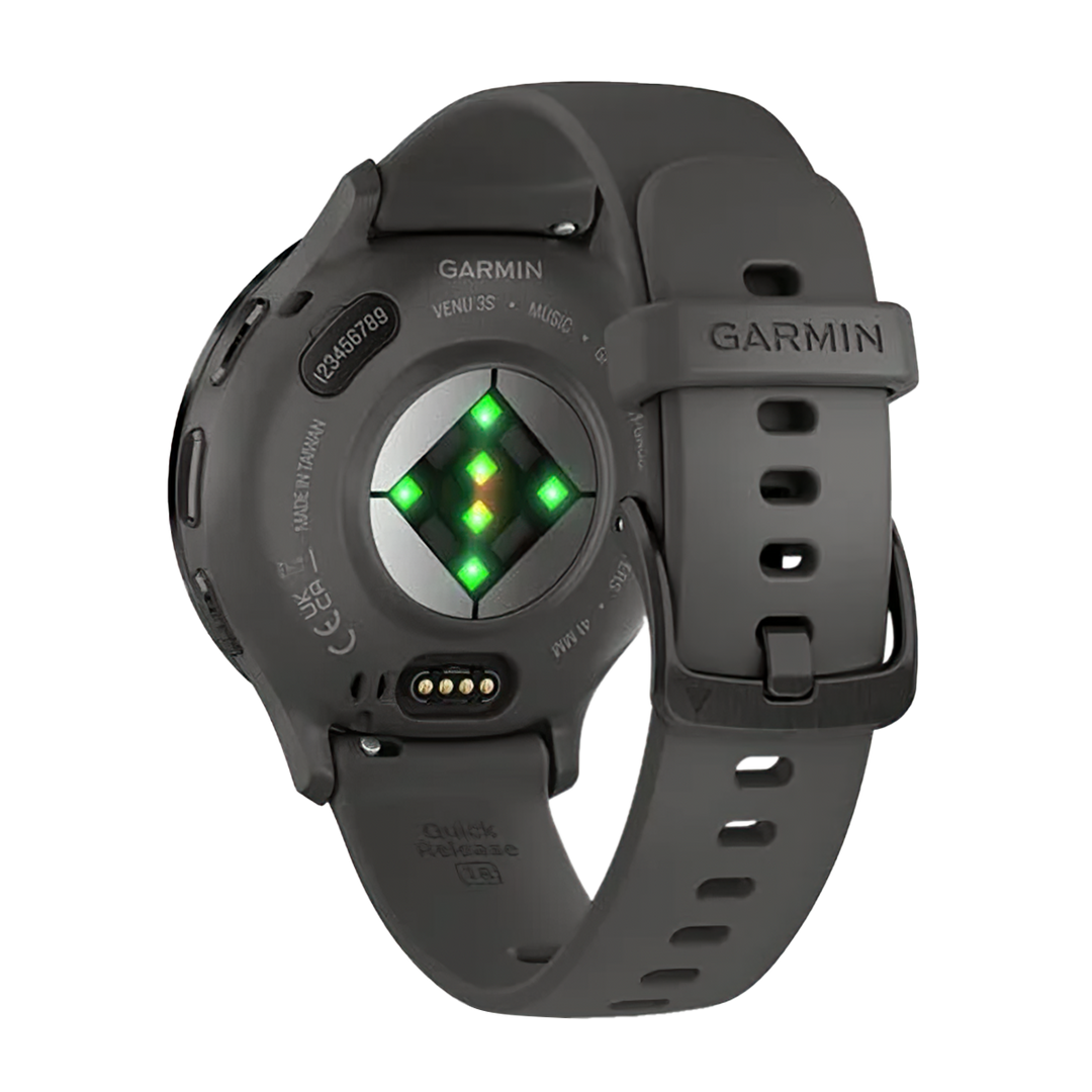 Jam Tangan Garmin Venue 3S VENU3SPEBBLEGRAYSLATE Unisex GPS Activity Tracker Watch