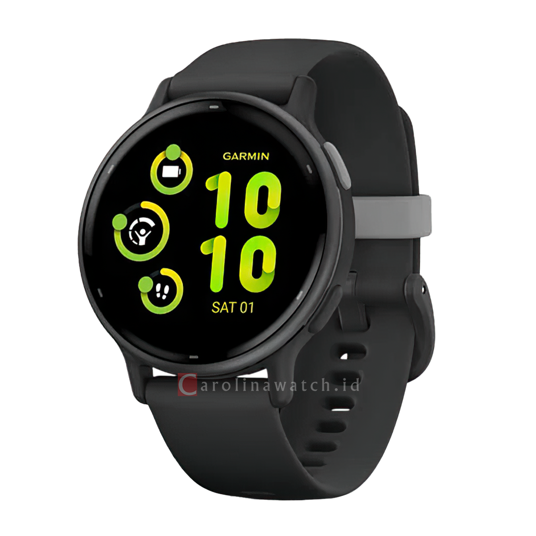 Jam Tangan Garmin Vívoactive 5 VIVOACTIVE5WIFIBLACKSLATE Unisex GPS Health Watch With Heart Rate Monitor
