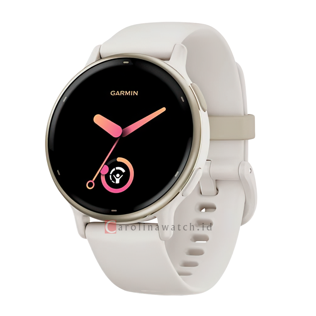 Jam Tangan Garmin Vívoactive 5 VIVOACTIVE5WIFIIVORYCRMGOLD Unisex GPS Health Watch With Heart Rate Monitor