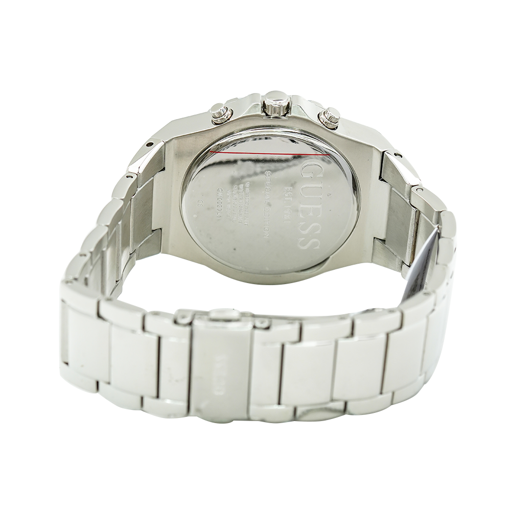 Jam Tangan GUESS W0037L1 Women Silver Dial Stainless Steel Strap