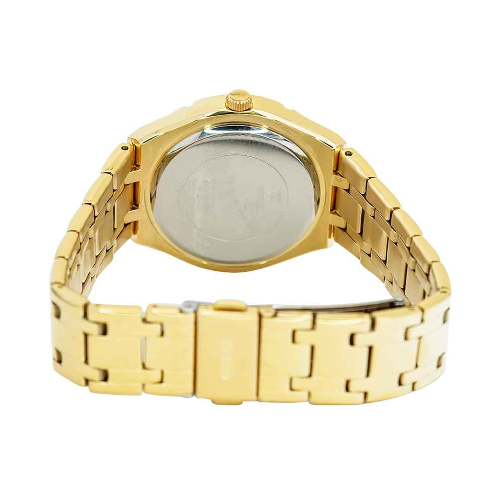 Jam Tangan GUESS W0114L2 Women Gold Dial Gold Stainless Steel Strap