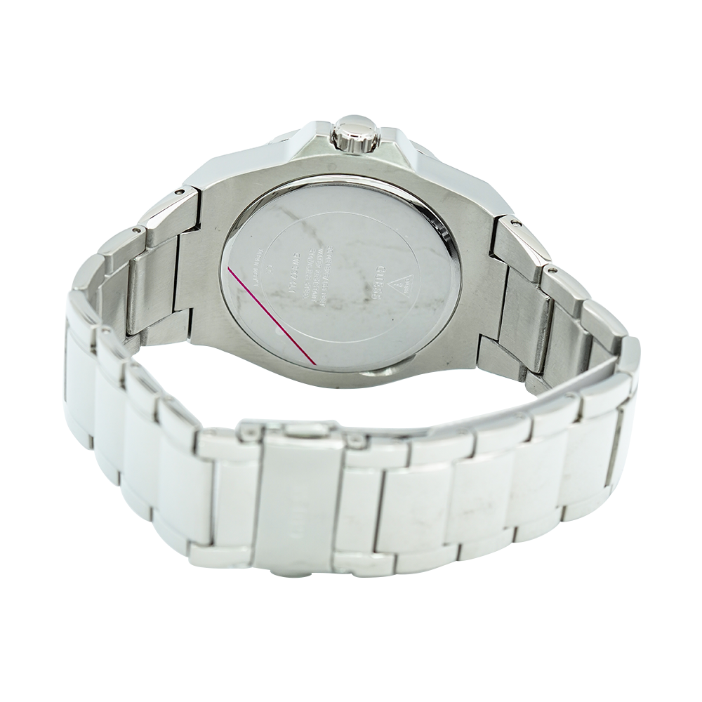 Jam Tangan GUESS W0274L1 Women Silver Dial Stainless Steel Strap