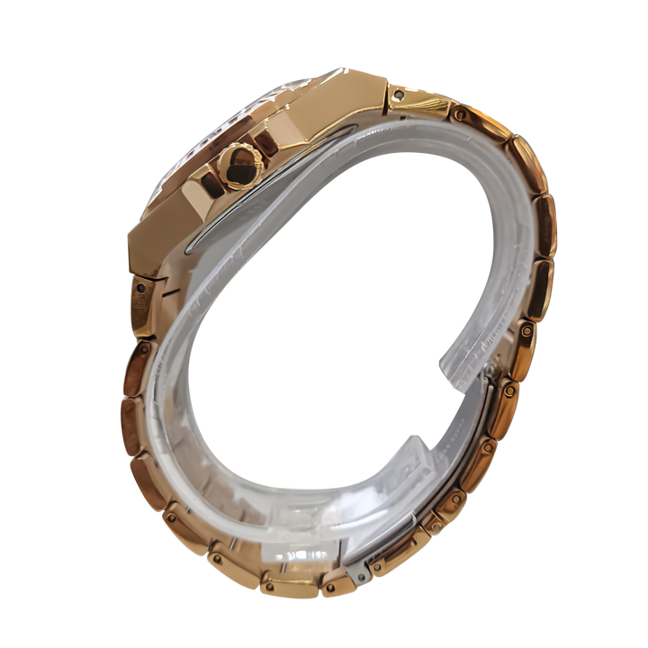 Jam Tangan GUESS W0274L3 Women Rose Gold Dial Rose Gold Stainless Steel Strap