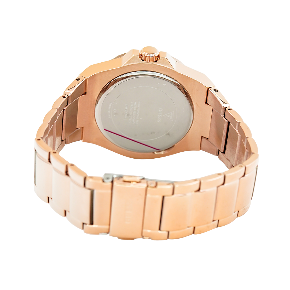 Jam Tangan GUESS W0274L3 Women Rose Gold Dial Rose Gold Stainless Steel Strap