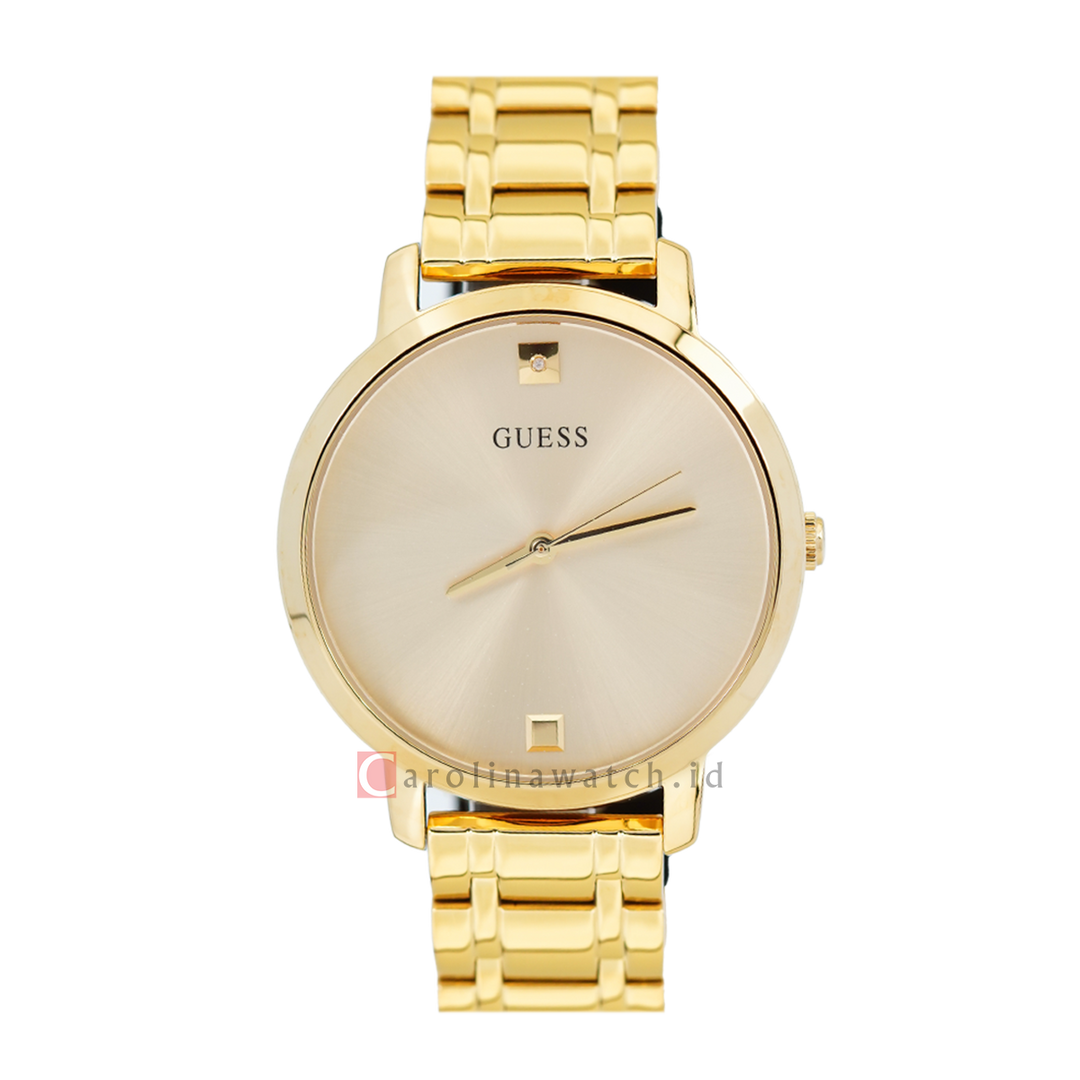 Jam Tangan GUESS Nova W1313L2 Women Gold Dial Gold Stainless Steel Strap