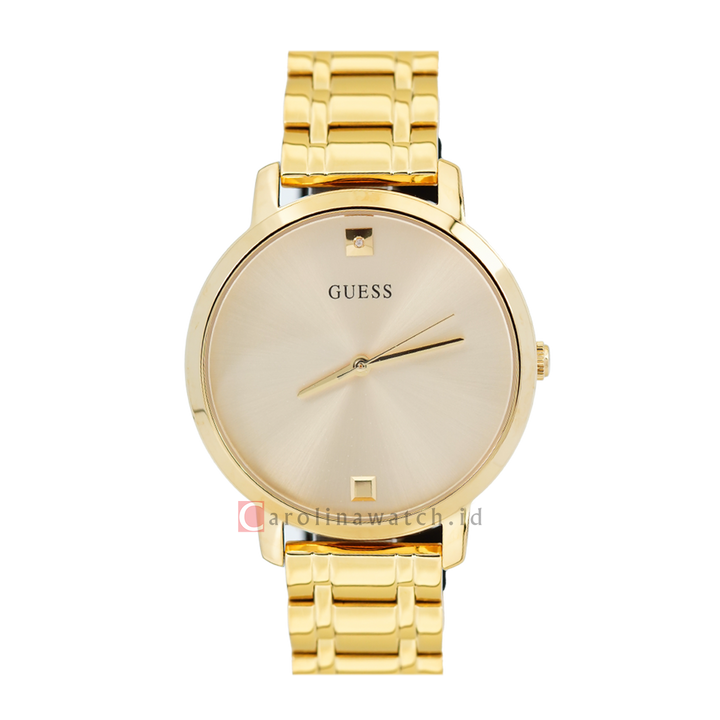 Jam Tangan GUESS Nova W1313L2 Women Gold Dial Gold Stainless Steel Strap