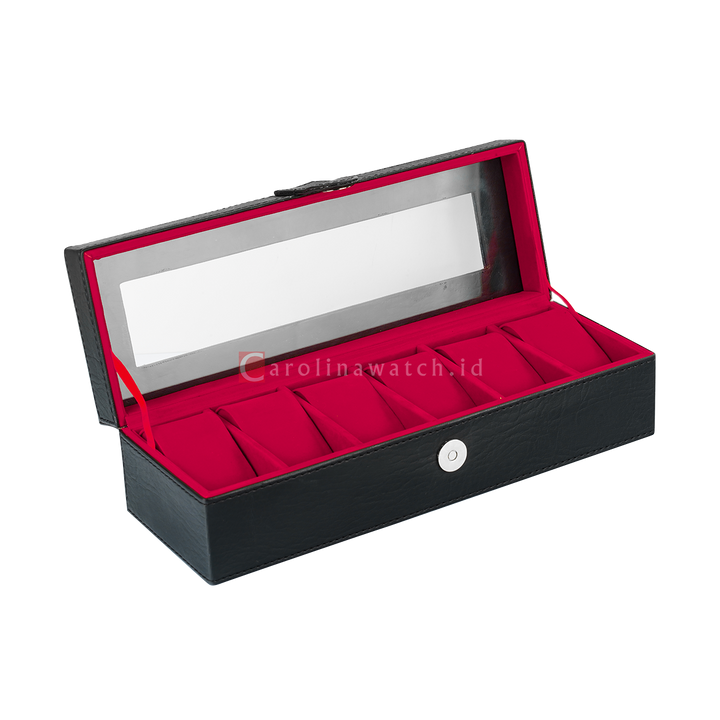 Watch Box / Kotak Jam Tangan Premium isi 6pcs