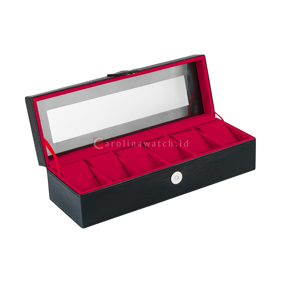 Watch Box / Kotak Jam Tangan Premium isi 6pcs