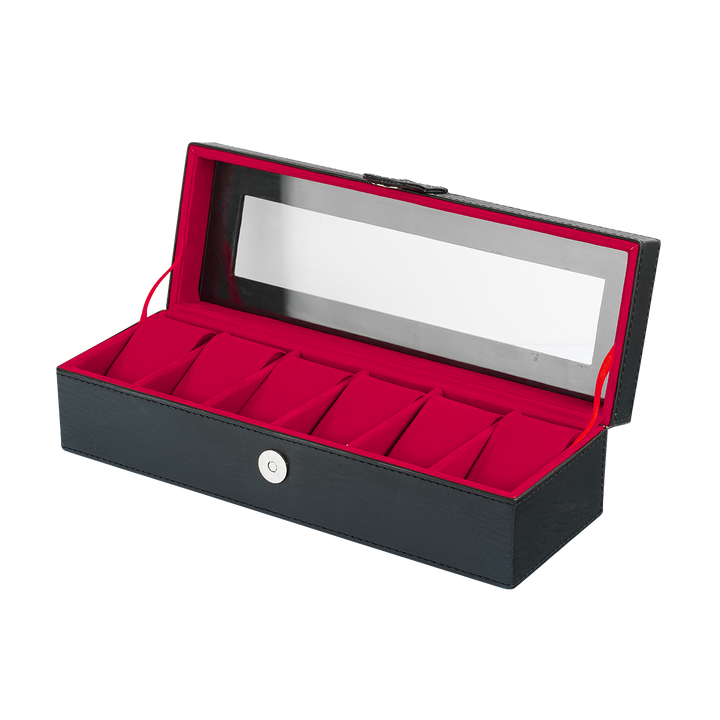 Watch Box / Kotak Jam Tangan Premium isi 6pcs