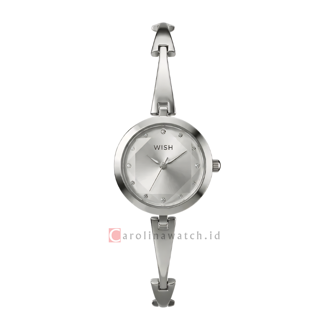 Jam Tangan WISH Zoe WI009-2S02B02 Women Silver Dial Alloy & Copper Strap