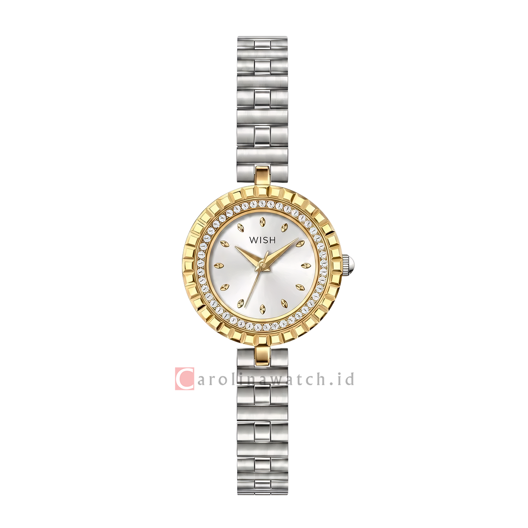 Jam Tangan WISH Macy WI014-2G02B02 Women Silver Dial Silver Alloy Strap