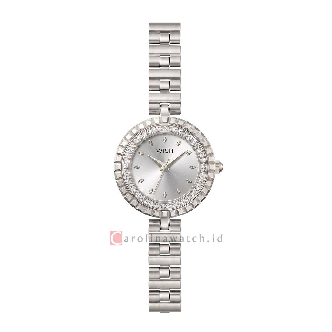 Jam Tangan WISH Macy WI014-2S02B02 Women Silver Dial Silver Alloy Strap