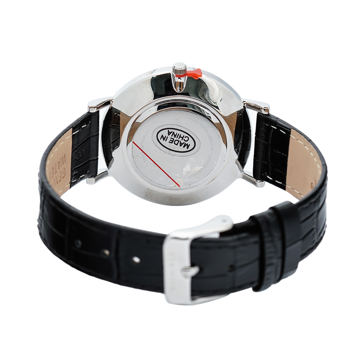Jam Tangan WISH/KEY WK4005S/24 Women Analog Dial Black Leather Strap
