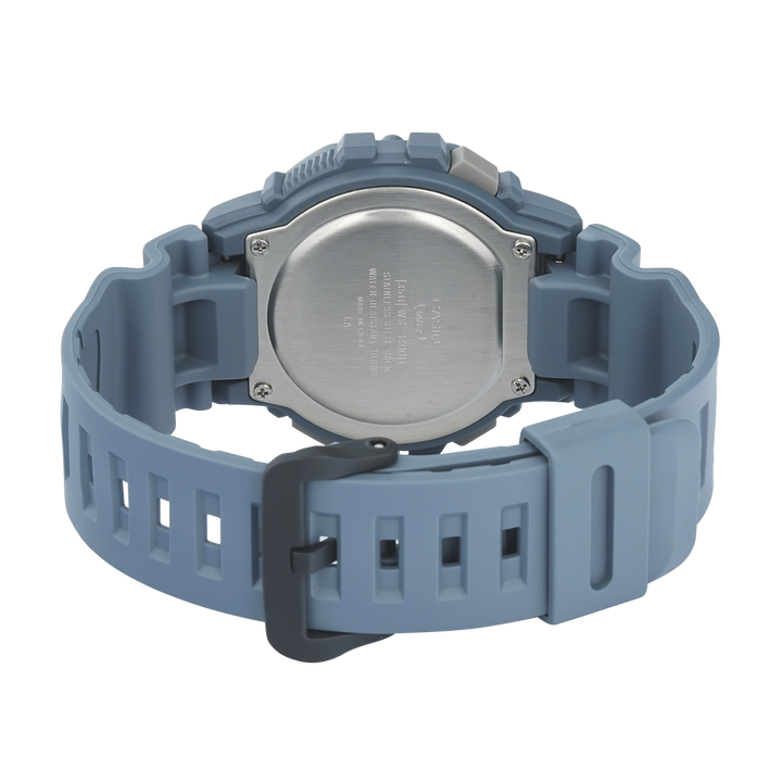 Jam Tangan Casio Standard WS-1400H-2A Men 10 Years Battery Digital Dial Grey Resin Band