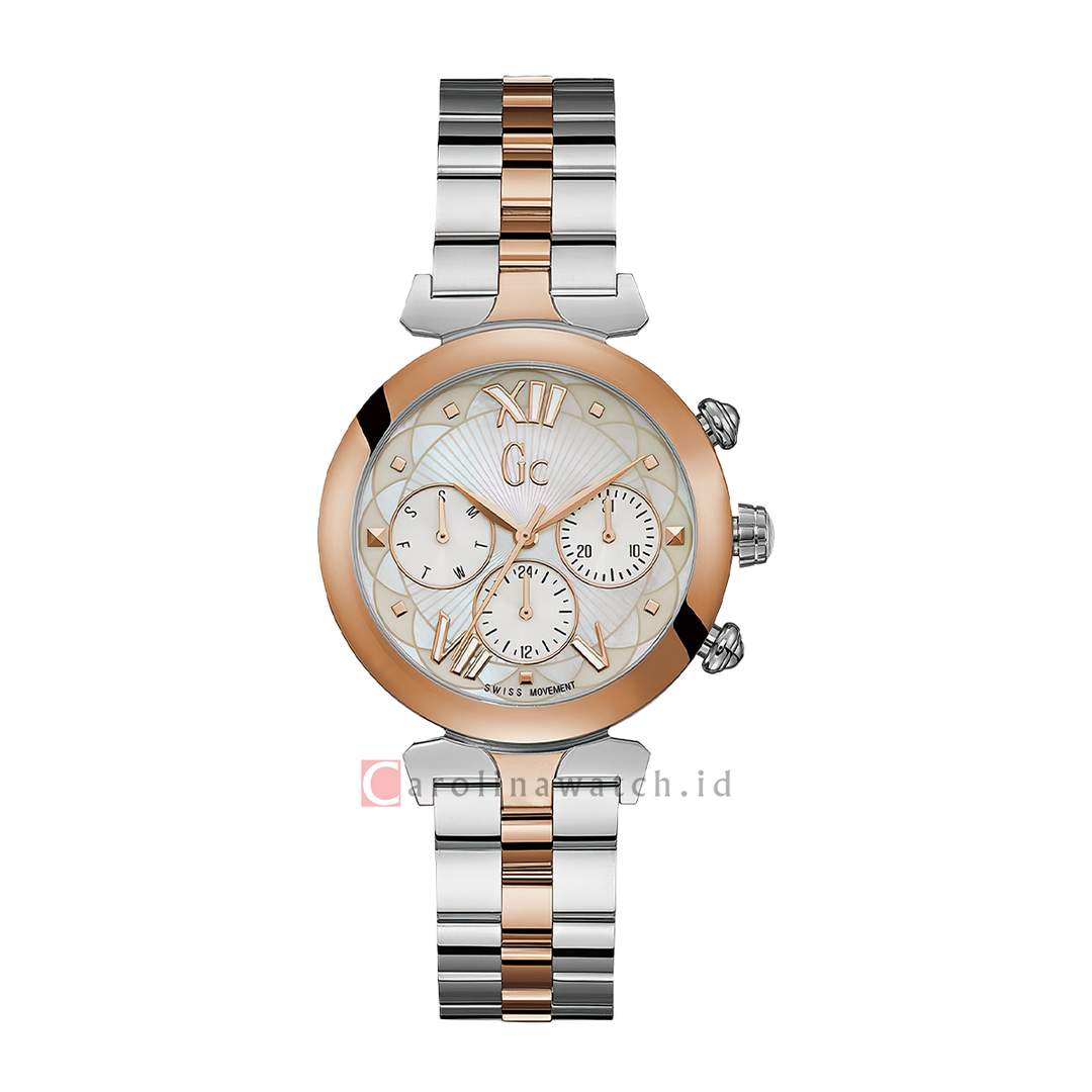 Jam tangan GC Y28002L1 Women White Dial Stainless Steel Strap