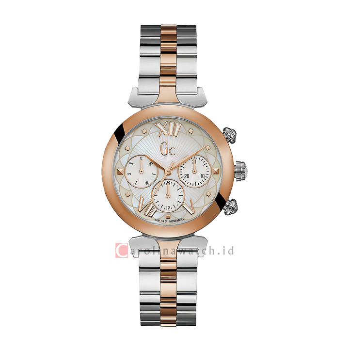 Jam tangan GC Y28002L1 Women White Dial Stainless Steel Strap