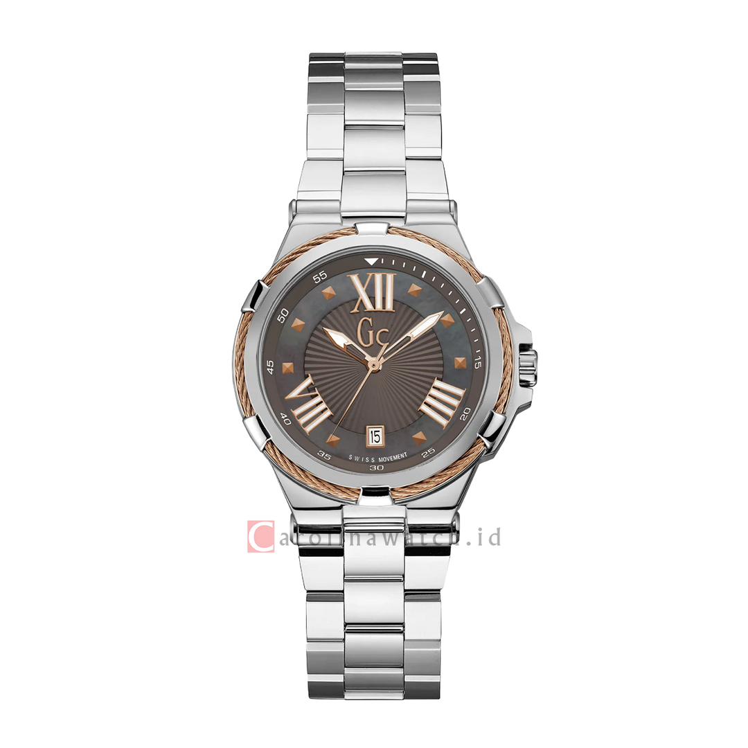 Jam tangan GC Y34006L5 Women Grey Dial Stainless Steel Strap