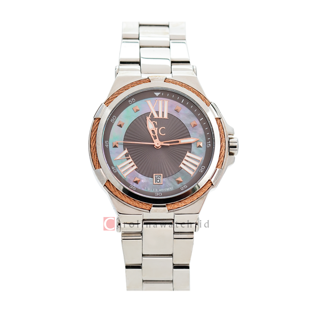 Jam tangan GC Y34006L5 Women Grey Dial Stainless Steel Strap