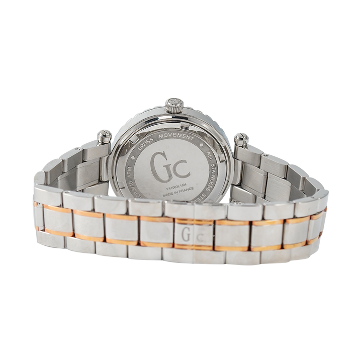 Jam Tangan GC Y41003L1 Women White Dial Stainless Steel Strap