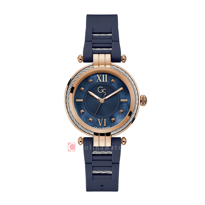 Jam tangan GC Y56008L7MF Women Blue Dial Blue Stainless Steel Strap