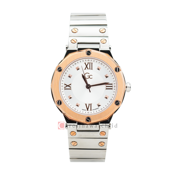 Jam tangan GC Y60002L1 Women Rose Gold Dial Stainless Steel Strap