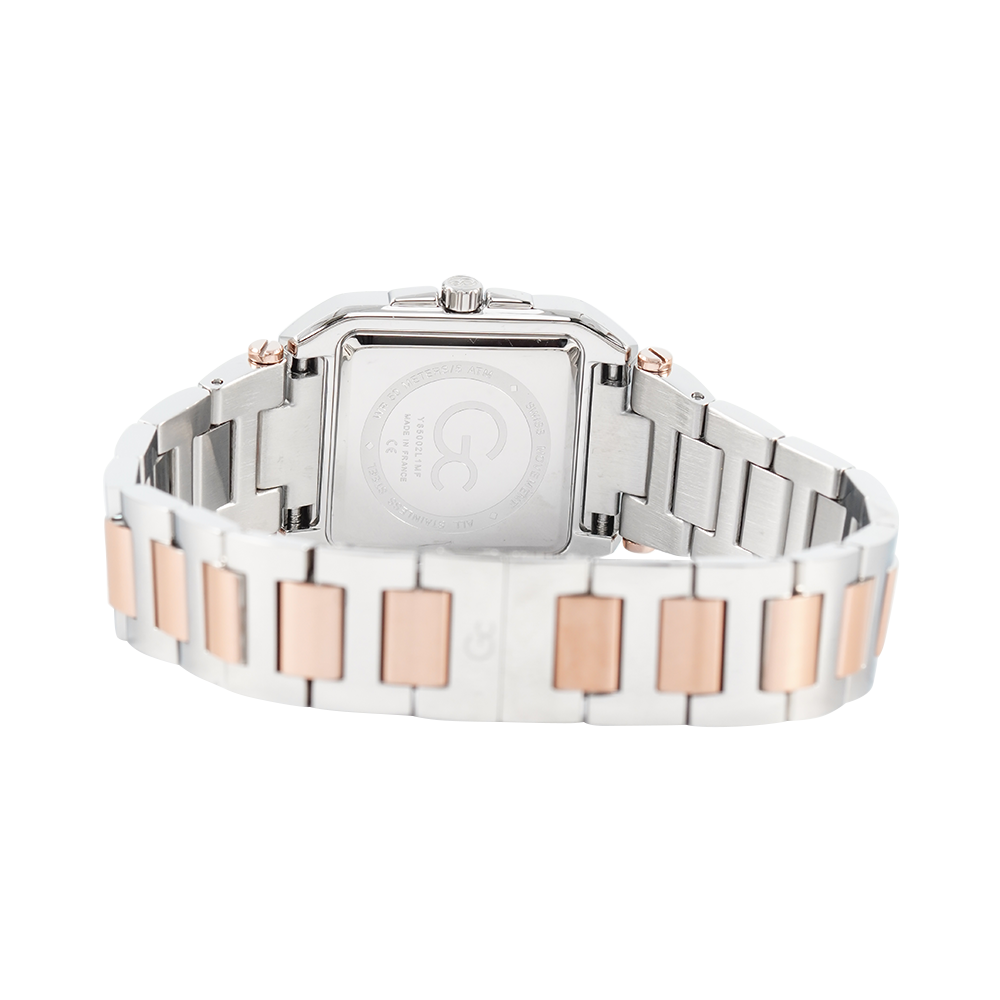 Jam Tangan GC Y85002L1MF Women White Dial Stainless Steel Strap