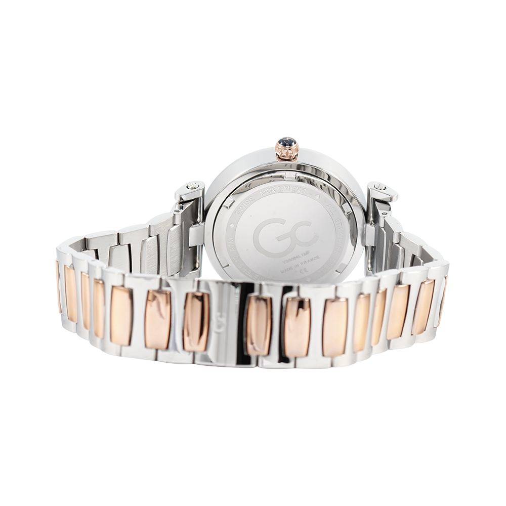 Jam Tangan GC Y96004L1MF Women White Dial Stainless Steel Strap