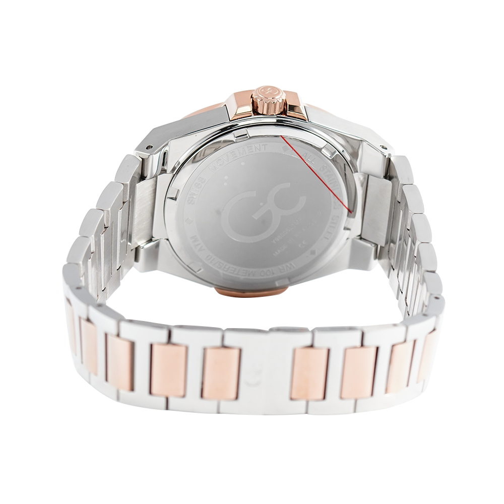 Jam Tangan Guess Collection Y98005L1 Women White Dial Stainless Steel Strap