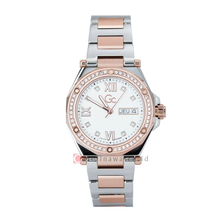 Jam Tangan GC Z20002L1MF Women Legacy Silver Dial Stainless Steel Strap