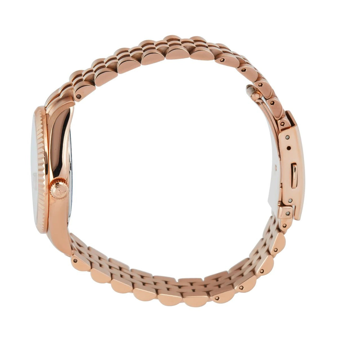 Jam Tangan  Alexandre Christie AC 5013 LDBRGMD1 Women Dial Rose Gold Stainless Steel Strap