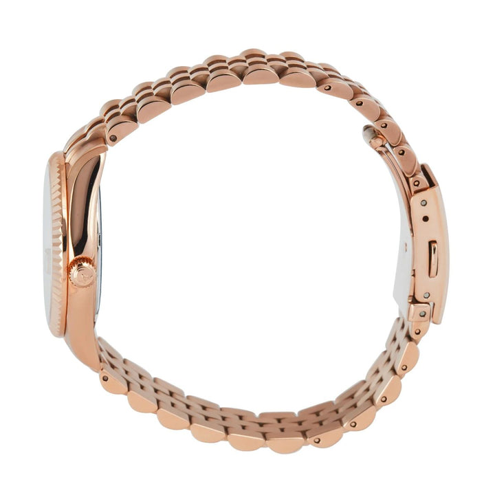 Jam Tangan  Alexandre Christie AC 5013 LDBRGMG1 Women Green Dial Rose Gold Stainless Steel Strap