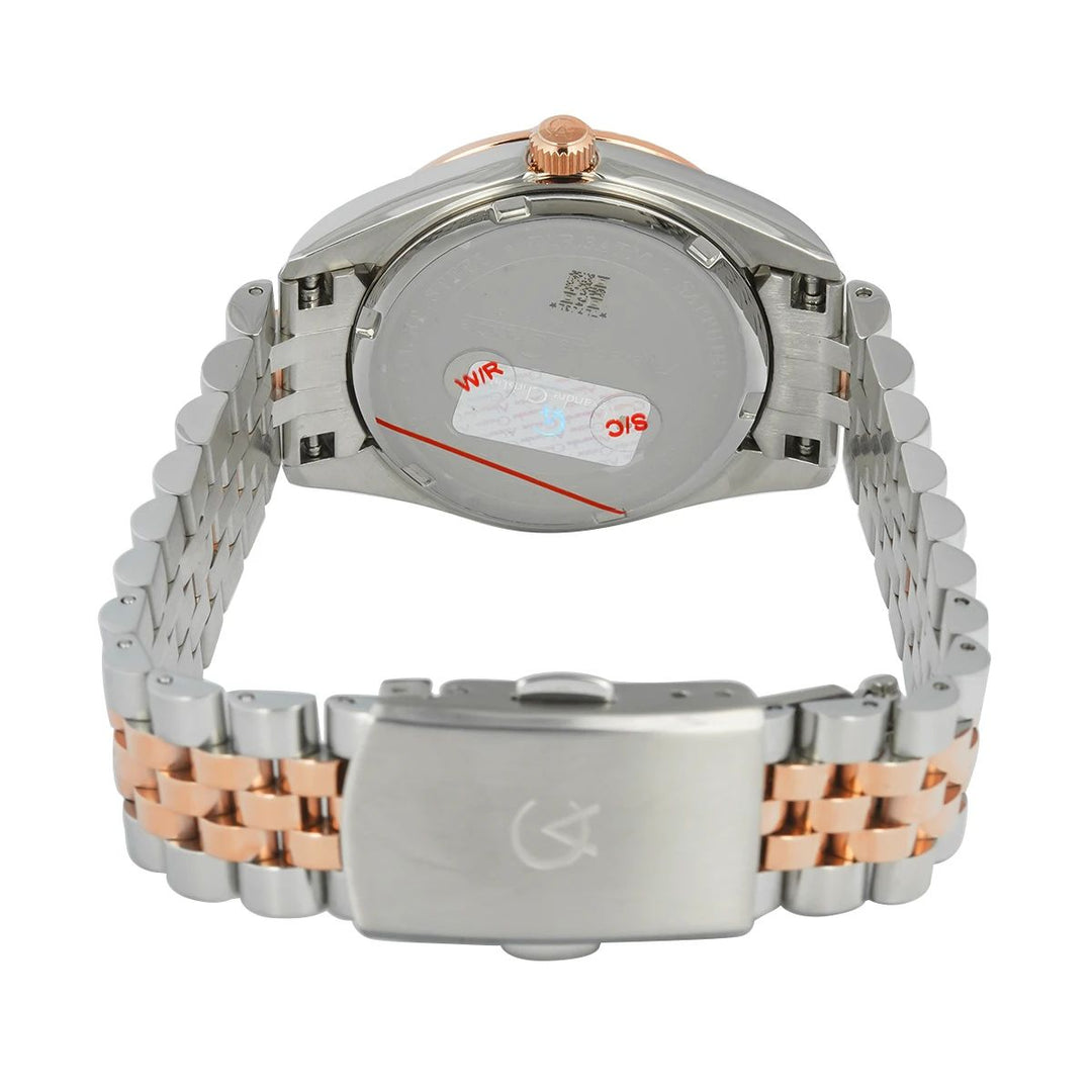 Jam Tangan  Alexandre Christie AC 5013 LDBTRGN2 Women Dial Dual Tone Stainless Steel Strap