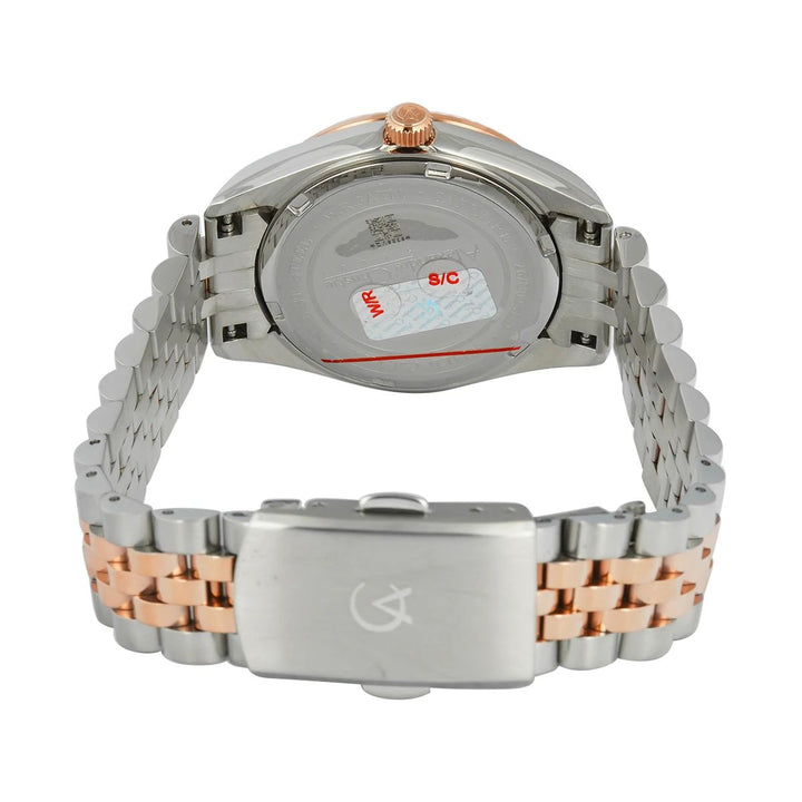 Jam Tangan  Alexandre Christie AC 5013 LDBTRMR1 Women Dial Dual Tone Stainless Steel Strap
