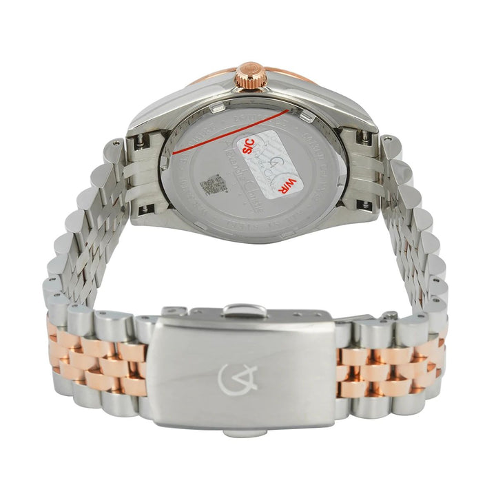 Jam Tangan Alexandre Christie AC 5013 LDBTRMS1 Women Dial Dual Tone Stainless Steel Strap