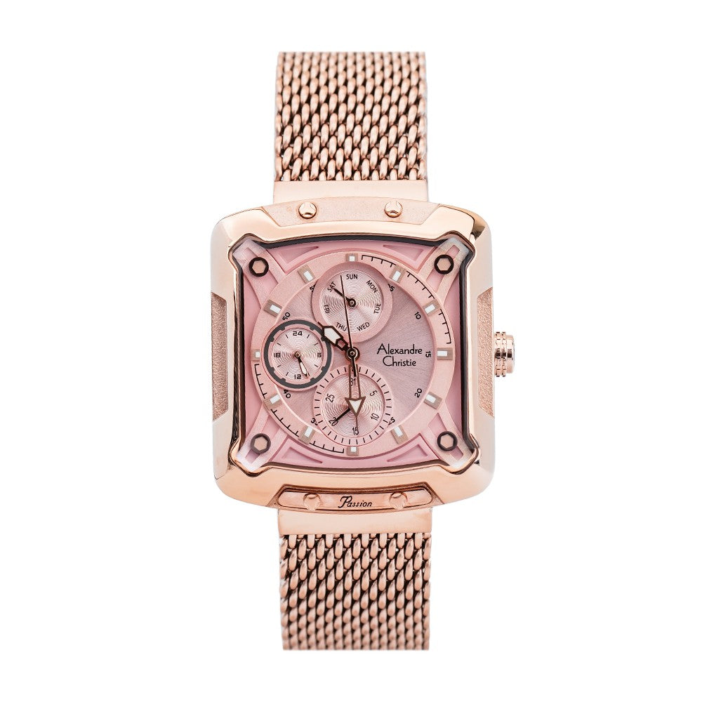 Jam Tangan Alexandre Christie AC 3030 BFBRGPN Women
