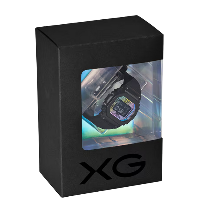 Jam Tangan Casio G-Shock x XG GM-S5600XG-1D Women Digital Dial Black Resin Band