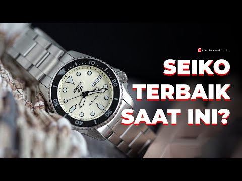 Jam Tangan Seiko 5 Sports SRPK31K1 Men 5KX Midi SKX Sports Style Biege Dial Stainless Steel Strap