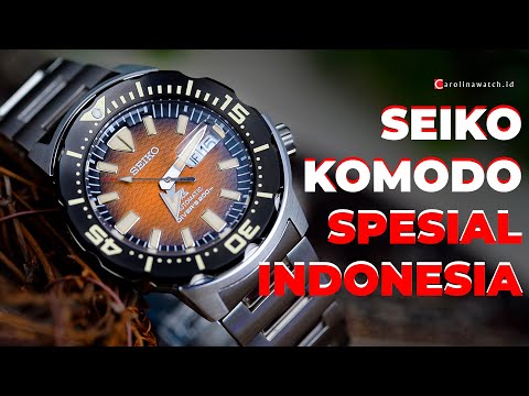 Jam Tangan Seiko Prospex SRPK55K1 Indonesian Inspired By Komodo Dragon 500pcs Men Stainless Steel Strap Limited Edition