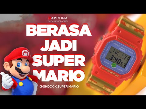 Jam Tangan CASIO G-SHOCK DW-5600SMB-4D Men 40th Anniversary Super Mario Bros Digital Resin Band Limited Edition