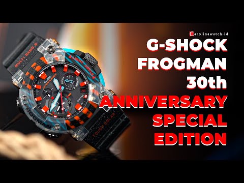 Jam Tangan Casio G-Shock Frogman GWF-A1000APF-1A Men 30th Anniversary of the Master of G Frogman Black Resin Band Limited Edition