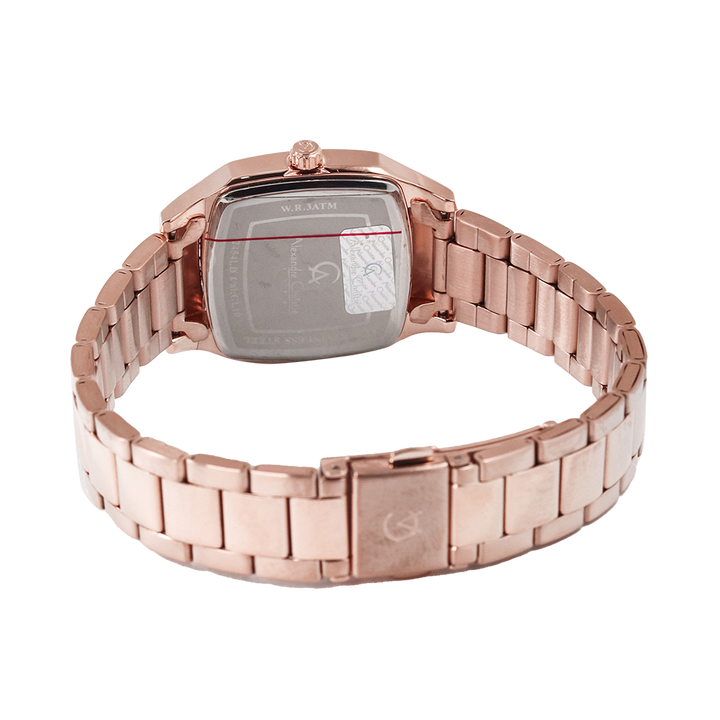 Jam Tangan Alexandre Christie Passion AC 2454 LDBRGRG Women Rose Gold Dial Rose Gold Stainless Steel Strap
